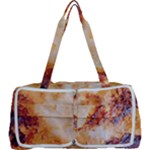 Burnt paper texture print design Multi Function Bag