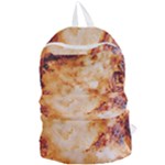 Burnt paper texture print design Foldable Lightweight Backpack