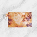 Burnt paper texture print design Canvas Cosmetic Bag (Small)