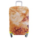 Burnt paper texture print design Luggage Cover (Medium)