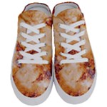 Burnt paper texture print design Half Slippers