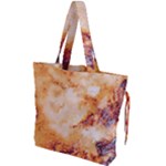 Burnt paper texture print design Drawstring Tote Bag