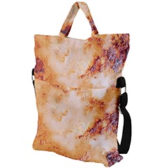 Fold Over Handle Tote Bag 