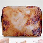 Burnt paper texture print design Make Up Pouch (Large)