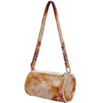Burnt paper texture print design Mini Cylinder Bag