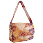 Burnt paper texture print design Courier Bag