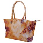 Burnt paper texture print design Canvas Shoulder Bag
