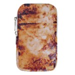 Burnt paper texture print design Waist Pouch (Small)