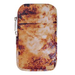 Burnt paper texture print design Waist Pouch (Large) from ArtsNow.com