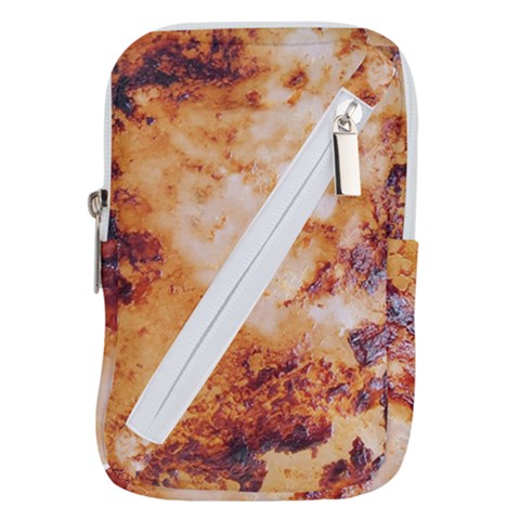 Burnt paper texture print design Belt Pouch Bag (Large) from ArtsNow.com
