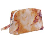 Burnt paper texture print design Wristlet Pouch Bag (Large)