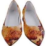 Burnt paper texture print design Women s Block Heels 