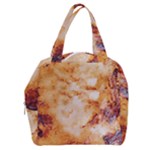 Burnt paper texture print design Boxy Hand Bag
