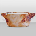 Burnt paper texture print design Waist Bag 