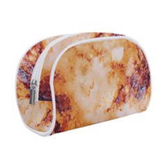 Burnt paper texture print design Make Up Case (Small) from ArtsNow.com