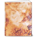 Burnt paper texture print design 7  x 9  Softcover Notebook