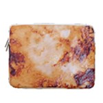 Burnt paper texture print design 14  Vertical Laptop Sleeve Case With Pocket
