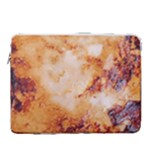 Burnt paper texture print design 15  Vertical Laptop Sleeve Case With Pocket