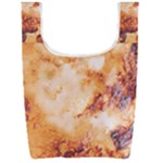 Burnt paper texture print design Foldable Shopping Bag
