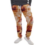 Burnt paper texture print design Men s Jogger Sweatpants