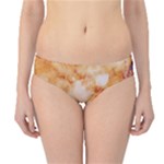 Burnt paper texture print design Hipster Bikini Bottoms