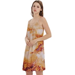 Mini Camis Dress With Pockets 