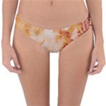 Burnt paper texture print design Reversible Hipster Bikini Bottoms