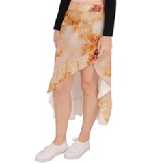 Asymmetrical Ruffle Hem Skirt  