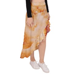 Asymmetrical Ruffle Hem Skirt  