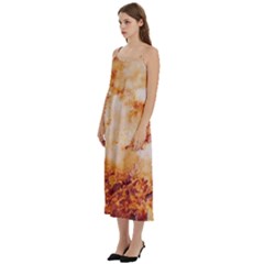 Casual Spaghetti Strap Midi Dress 