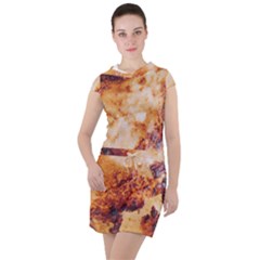 Drawstring Hooded Dress 