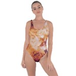 Burnt paper texture print design Bring Sexy Back Swimsuit