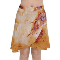 Chiffon Wrap Front Skirt 