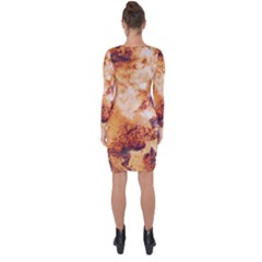 Asymmetric Cut-Out Shift Dress 