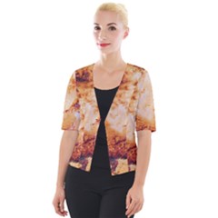 Cropped Button Cardigan 