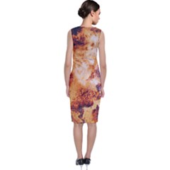 Sleeveless Velvet Midi Dress 