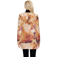 Button Up Hooded Coat  