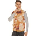 Men s High Neck Button Up Puffer Vest 