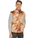 Men s High Neck Button Up Puffer Vest 