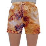 Burnt paper texture print design Sleepwear Shorts