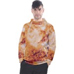 Burnt paper texture print design Men s Pullover Hoodie