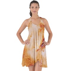 Show Some Back Chiffon Dress 