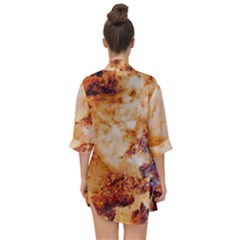 Open Front Chiffon Kimono 