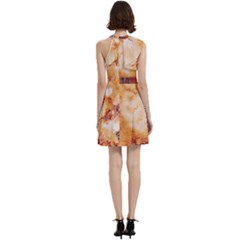 Cocktail Party Halter Sleeveless Dress With Pockets 