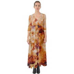Button Up Boho Maxi Dress 