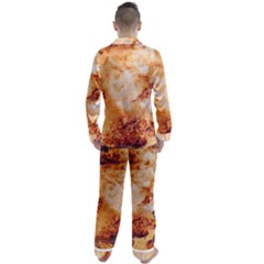 Men s Long Sleeve Satin Pajamas Set 