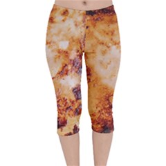 Velvet Capri Leggings  