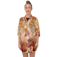 Half Sleeve Chiffon Kimono 