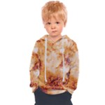 Burnt paper texture print design Kids  Overhead Hoodie