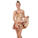 Burnt paper texture print design Inside Out Casual Dress